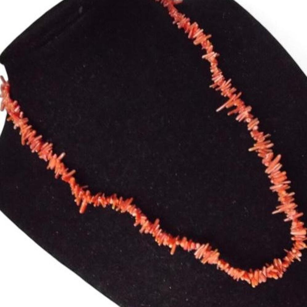 Vintage orange red raw branch